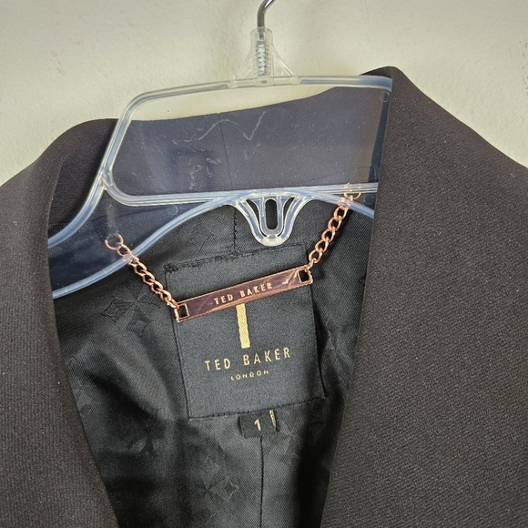 Ted Baker London Adaar D-Ring Tailored Blazer Size 1 US Small - Picture 5 of 8